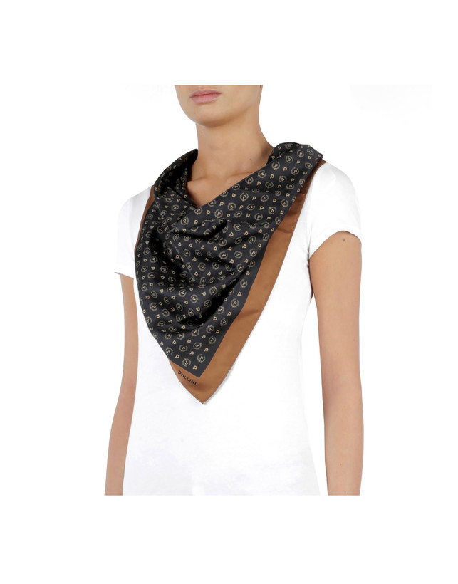 Foulard in raso Heritage Logo Classic Photo 3