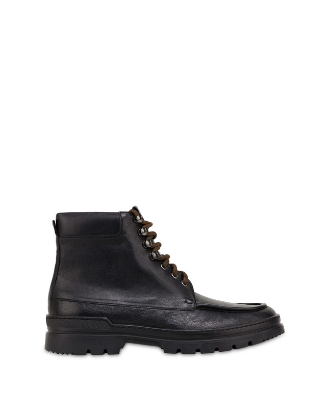 Combat boot in nappa vintage Ice Cracker Photo 1