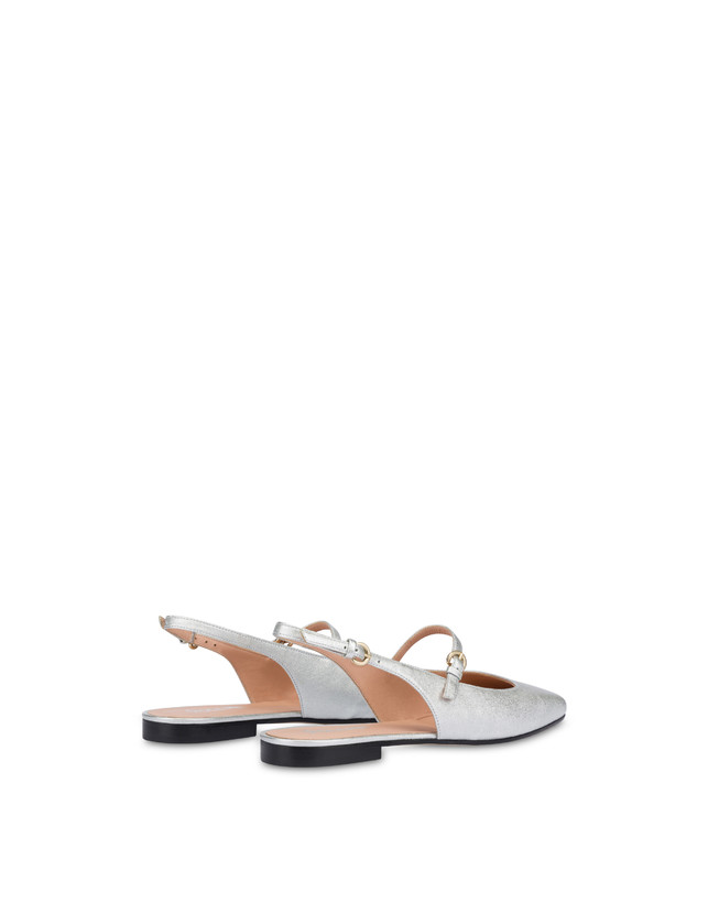 Ballerine slingback in nappa laminata Nina Photo 3