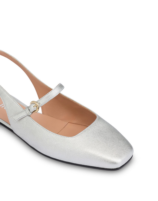 Ballerine slingback in nappa laminata Nina Photo 4