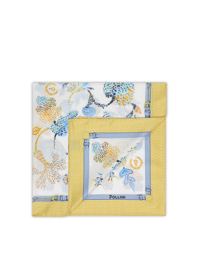 Foulard in seta con stampa botanica Photo 1