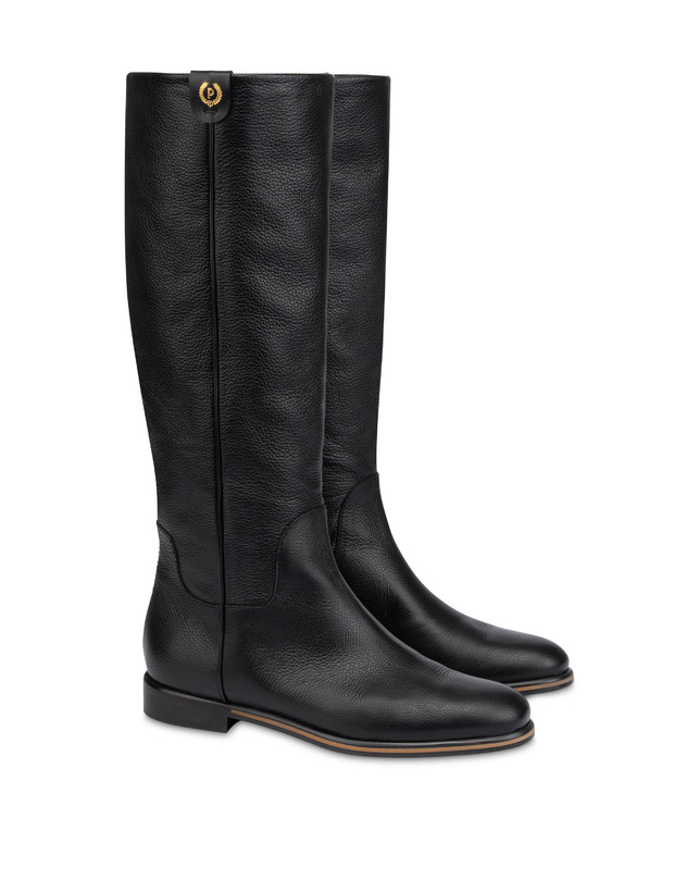 Core Riding Boot in Tumbled Calfskin Photo 2