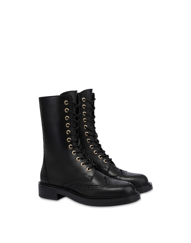 Cambridge Combat Boot in Calfskin Photo 2