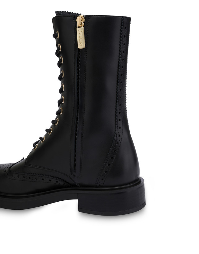 Cambridge Combat Boot in Calfskin Photo 4