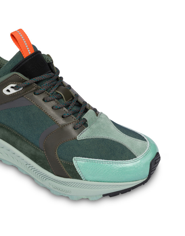 Sneakers P-Ride Sole By Michelin In Nylon e Vitello Photo 5