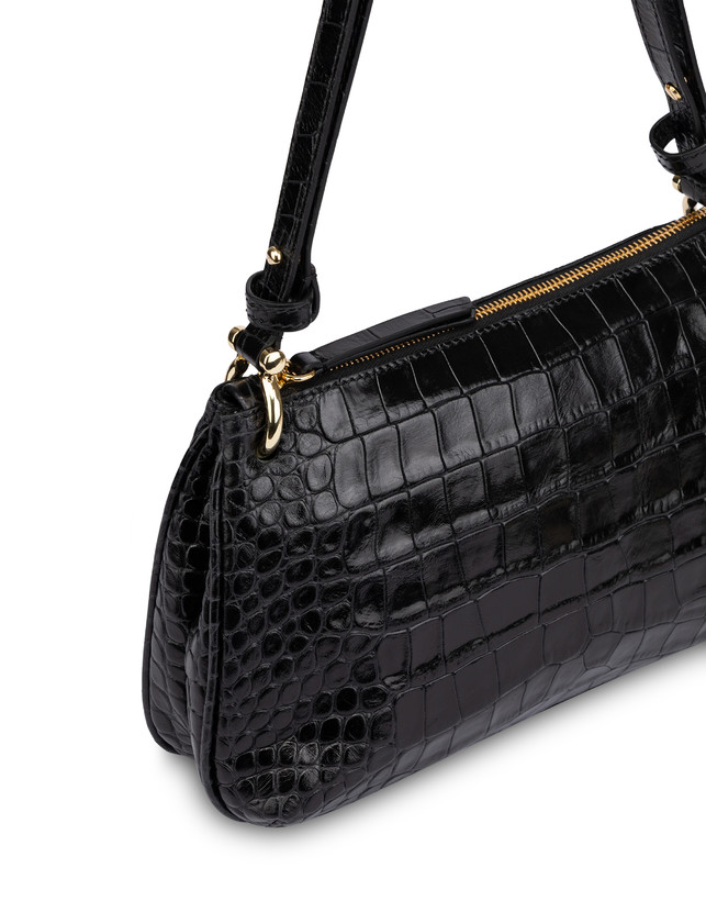 Shoulder Bag Small Marlene in Vitello Stampa Cocco Photo 4