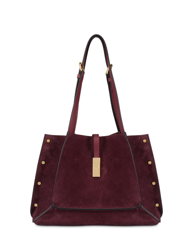 Austin Small Double Handle Bag in Split Leather Photo 1 Austin Small Double Handle Bag in Split Leather Photo 1