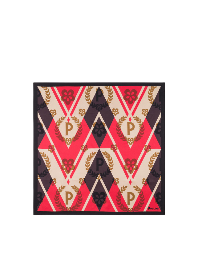 Seidenschal mit Chevron-Muster Photo 1