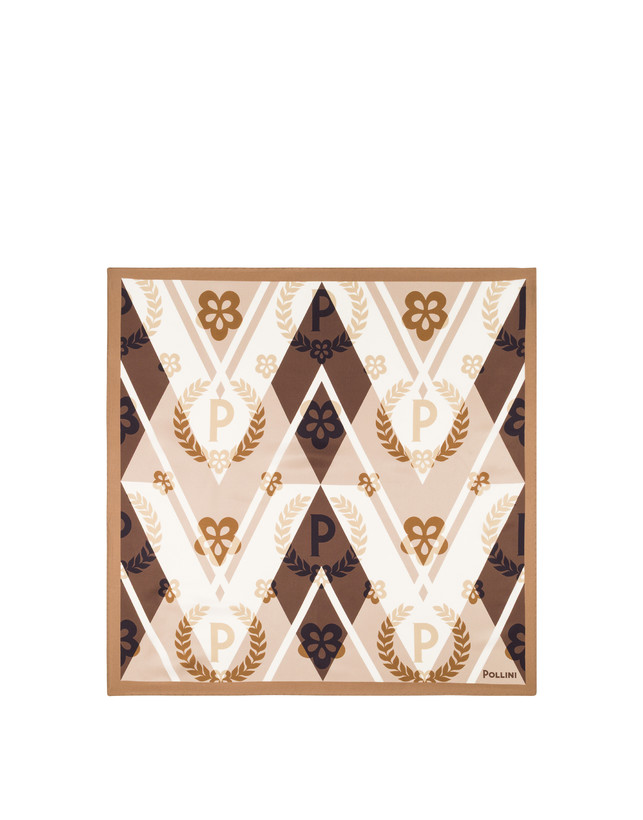 Seidenschal mit Chevron-Muster Photo 1