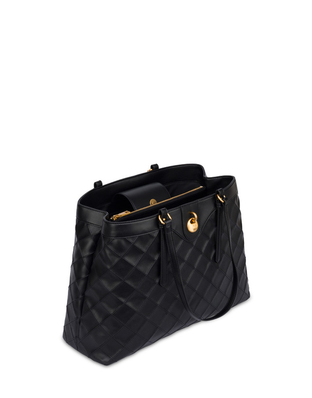 Double Handle Bag Drop Matelassè faux leather Photo 3