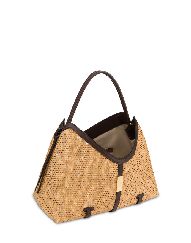 Shoulder Bag “Essence” in raffia. Photo 3
