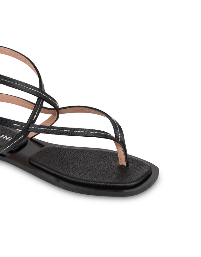 Sandalo Flat Capri in Vitello Photo 4