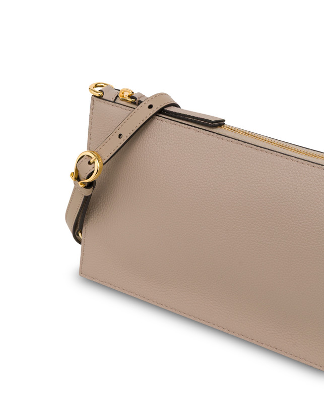 Shoulder Bag Solid In Vitello Photo 4