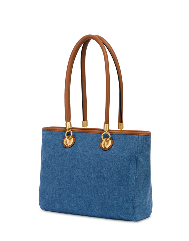Small Tote Bag Capri In Simil Suede Photo 2