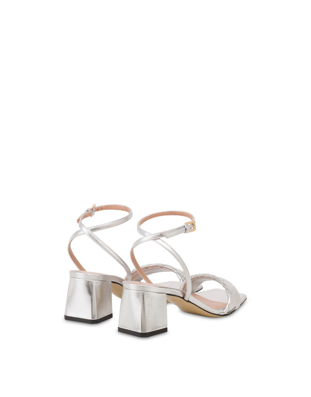 Sandalo Dama In Nappa Laminata Photo 3