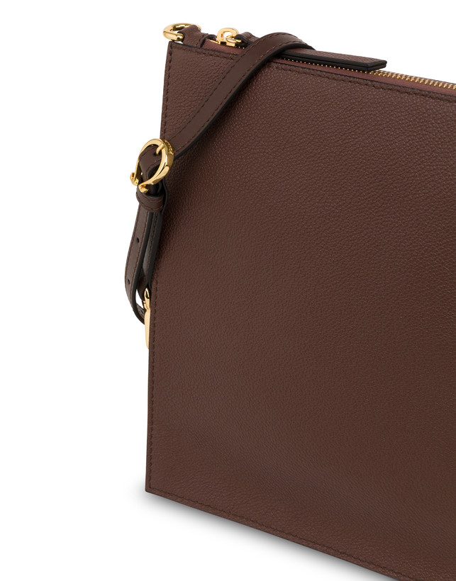 Shoulder Bag Solid In Vitello Photo 4