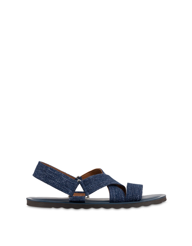 Denim Capri Sandal Photo 1
