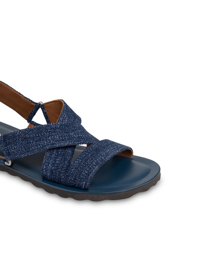 Denim Capri Sandal Photo 5