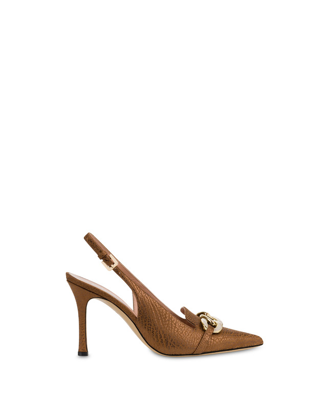 Pump Chain Light in Vitello Corteccia Photo 1