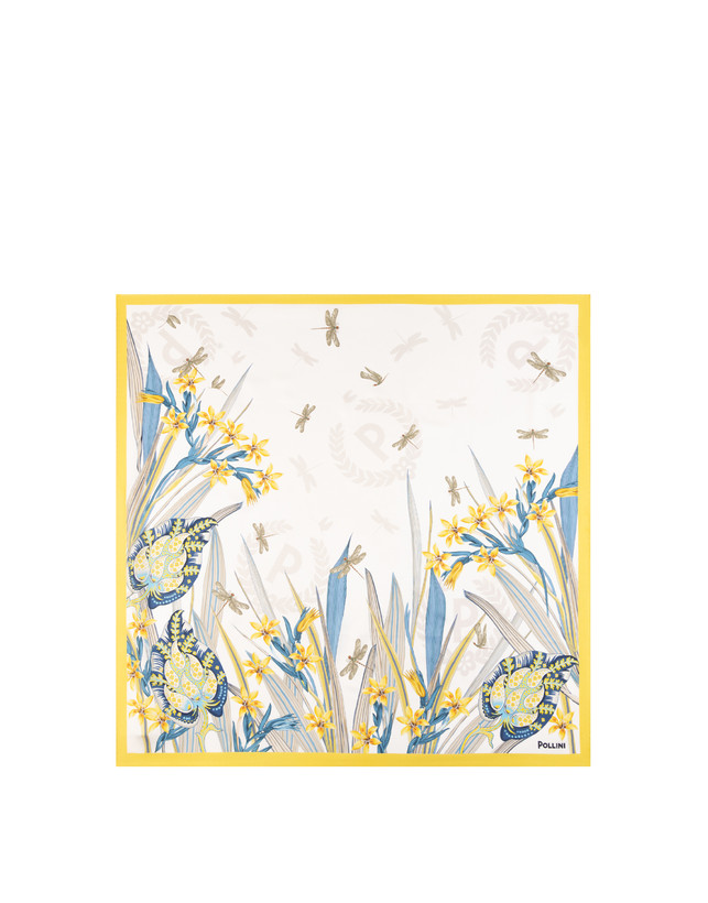 Foulard In Seta Con Stampa floreale Photo 2