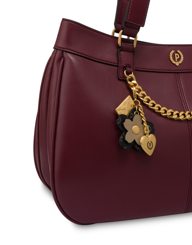 Charmy shoulder bag in PU and Heritage PVC Photo 4