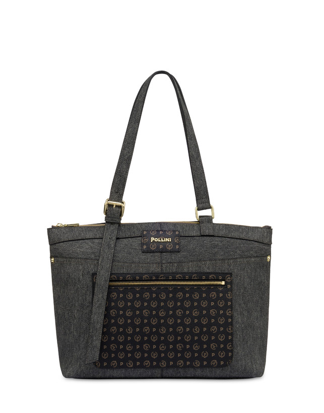 Schultertasche Indigo aus PU Photo 1