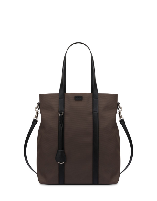 Borsa a spalla in nylon e vitello Photo 1