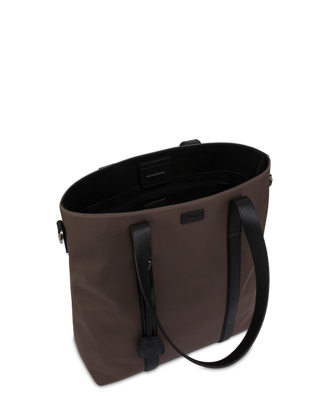 Borsa a spalla in nylon e vitello Photo 3
