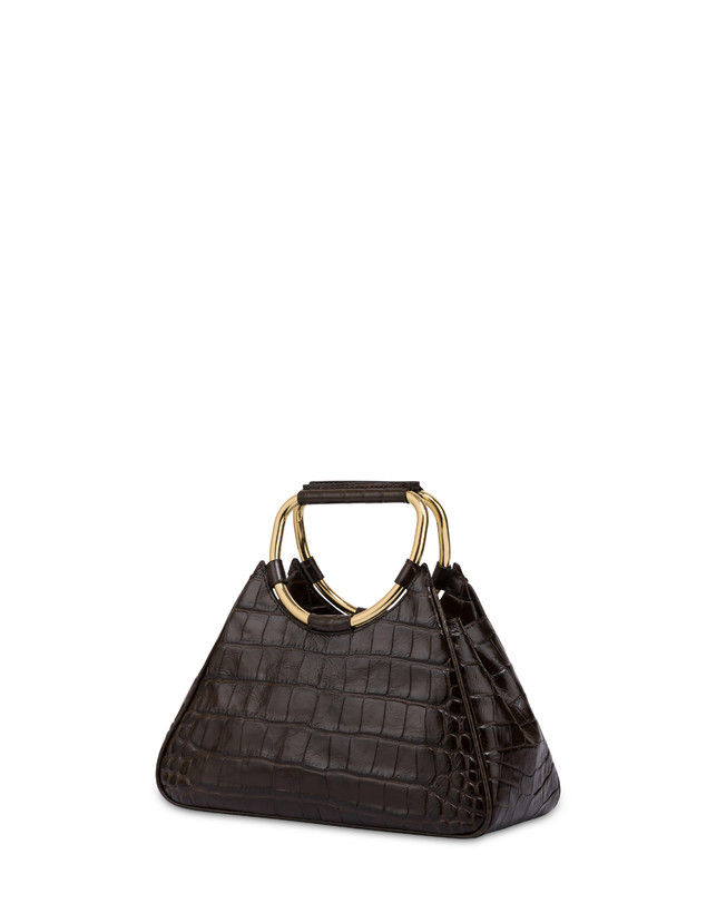 Armour handbag in crocodile print calfskin Photo 2