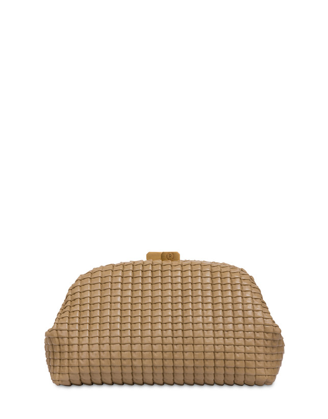 Cloud Clutch in Mini Grained Lux Pleated PU Photo 1
