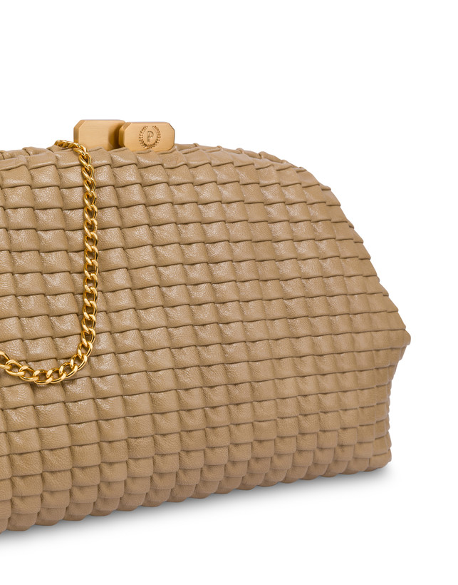Cloud Clutch in Mini Grained Lux Pleated PU Photo 4