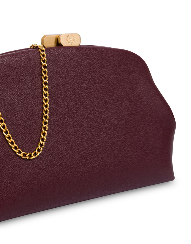 Cloud Clutch in Mini Grained PU Photo 4