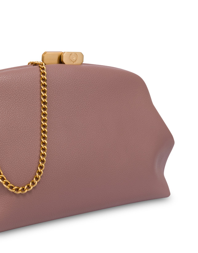 Cloud Clutch in Mini Grained PU Photo 4