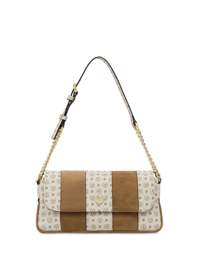 Borsa a spalla Interplay in fabric suede ed Heritage pvc Photo 1