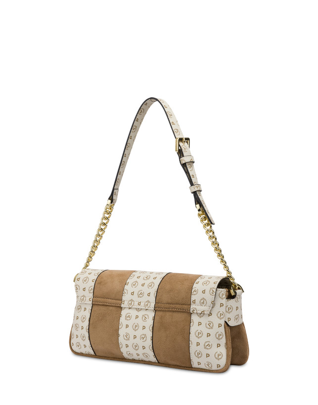 Borsa a spalla Interplay in fabric suede ed Heritage pvc Photo 2