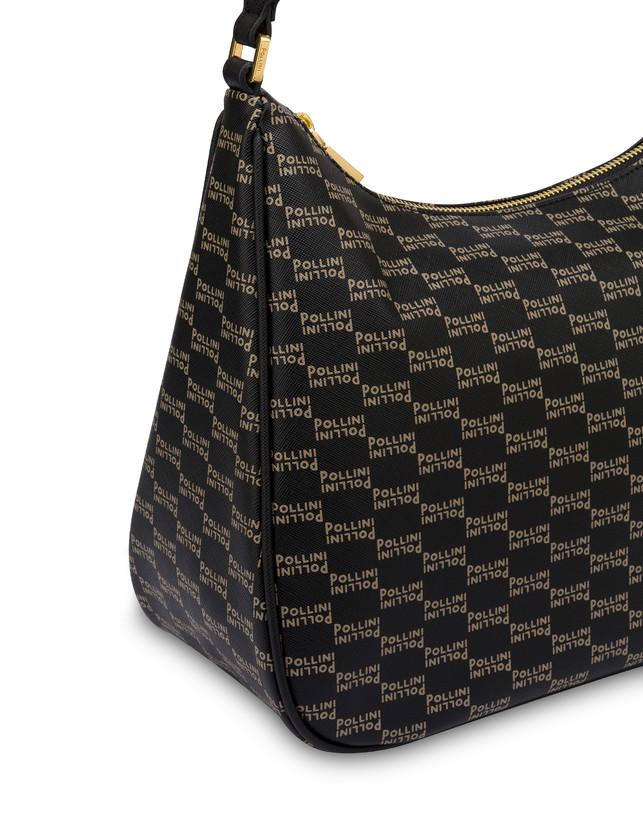 Borsa a spalla Iconic in saffiano pu stampato Photo 4