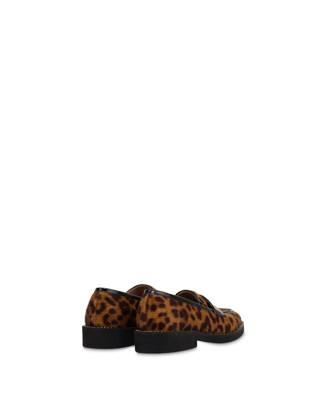 Mocassino Mannish in cavallino stampato Photo 3