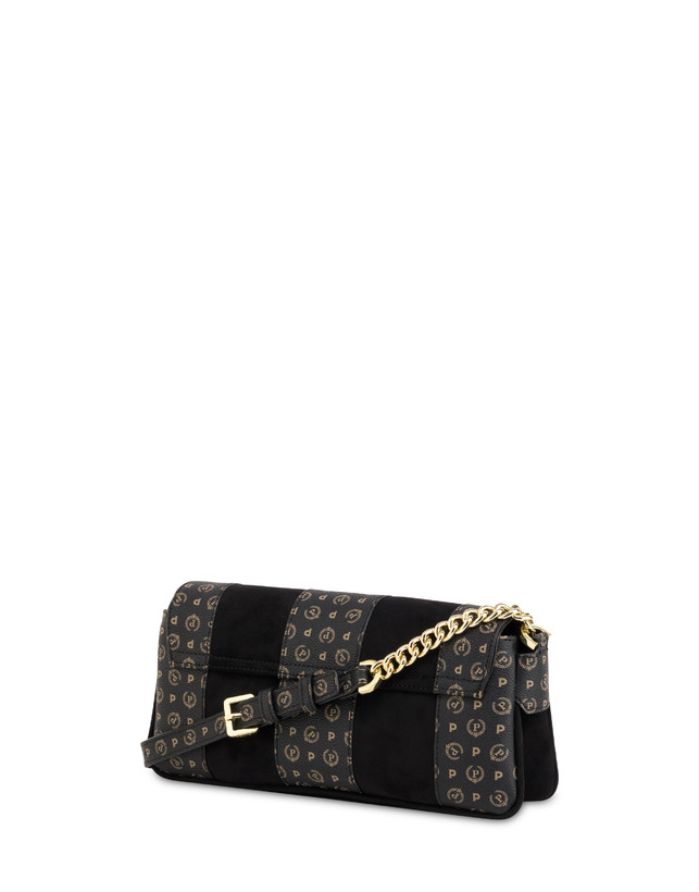 Borsa a spalla Interplay in fabric suede ed Heritage pvc Photo 2