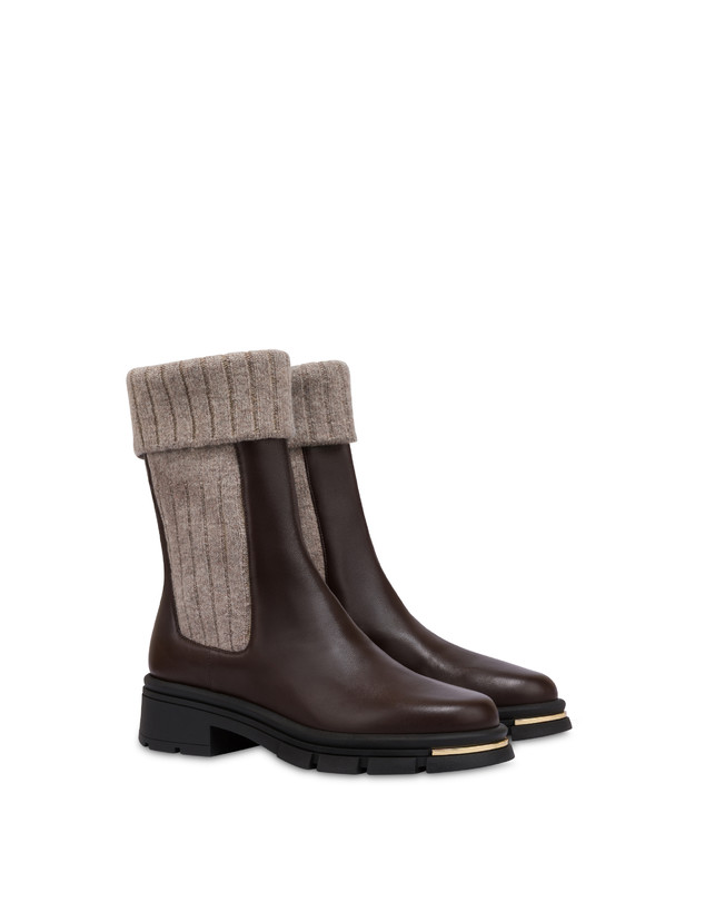 Comfy Calfskin Ankle Boots Photo 2