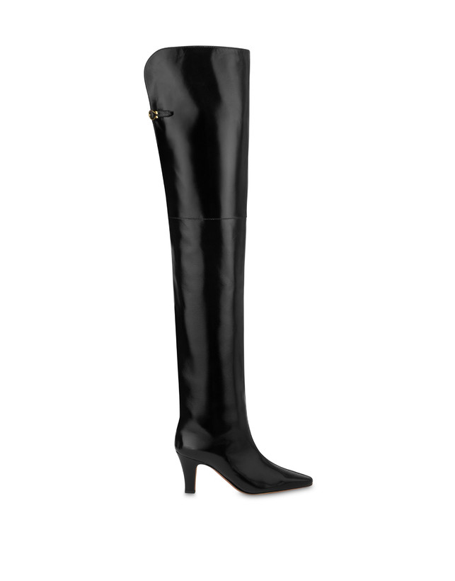 Stivale Muse over the knee in vernice e camoscio Photo 1