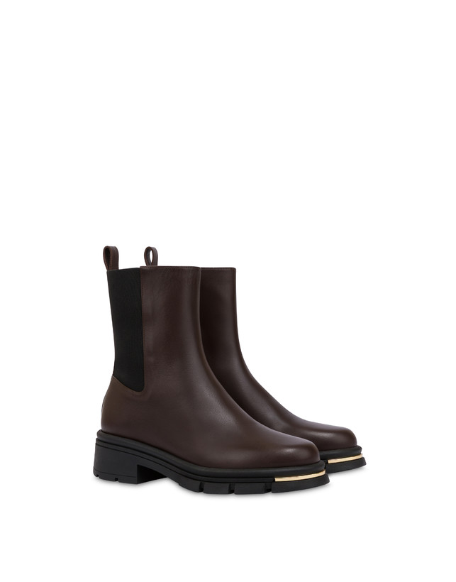 Comfy Calfskin Ankle Boots Photo 2