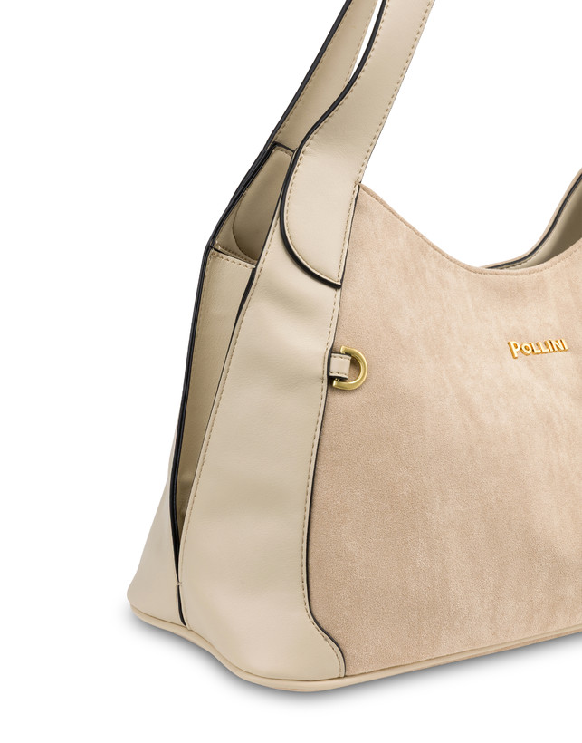 Sabrina Medium Hobo Bag in Faux Suede Photo 4