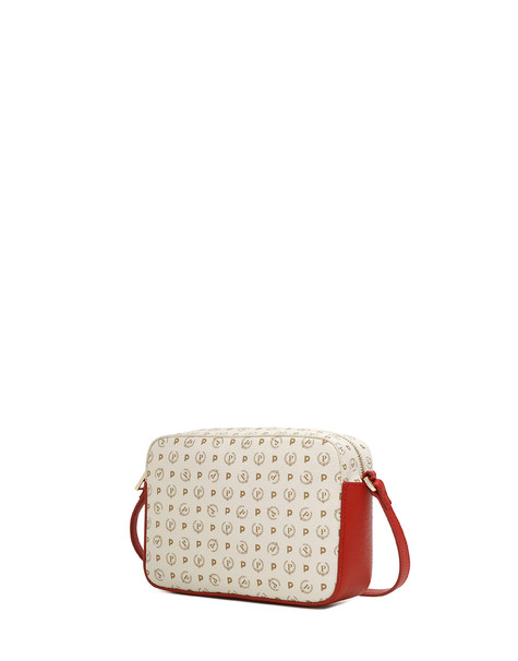 Borsa Piccola Ivory/laky Red