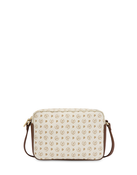 Borsa A Tracolla Heritage Logo Classic Avorio/marrone