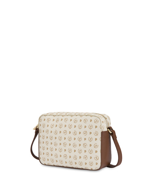 Borsa A Tracolla Heritage Logo Classic Avorio/marrone