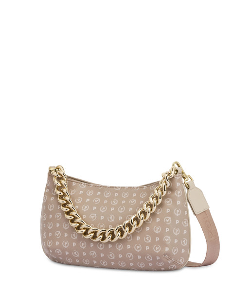 Borsa A Tracolla Con Catena Heritage Soft Touch Beige/avorio