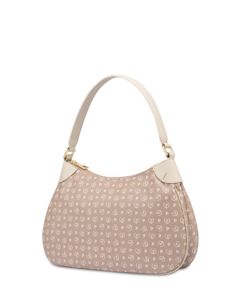 Borsa A Spalla In Pvc Heritage Soft Touch Beige/avorio