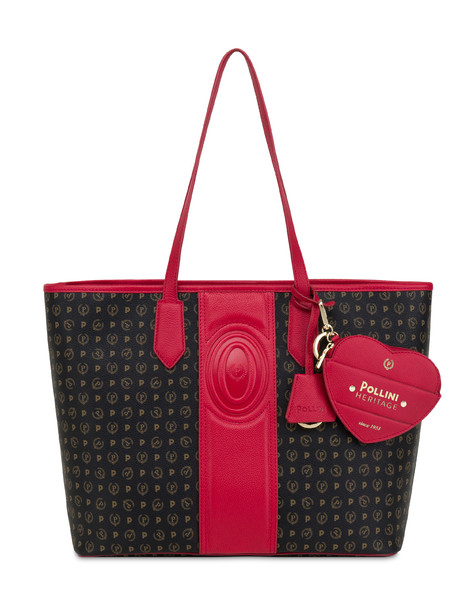 Shopping Bag Heritage 70 Nero/rosso