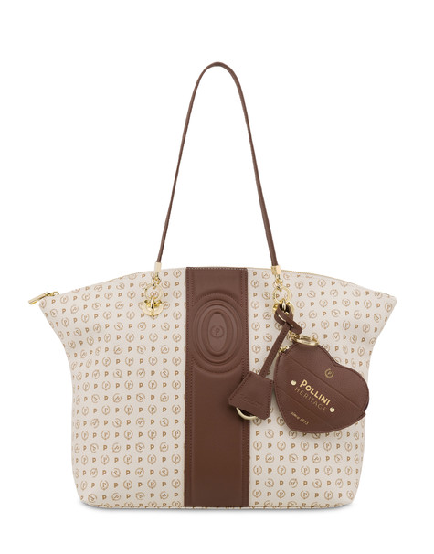 Tote Bag Heritage 70 Avorio/marrone.