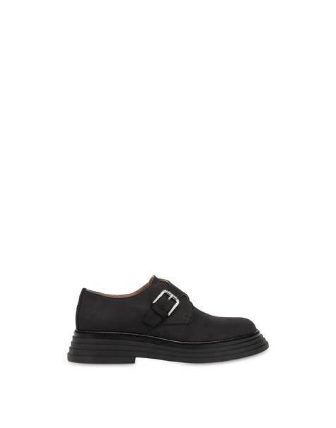 Monk Strap In Nabuk Stairway Nero